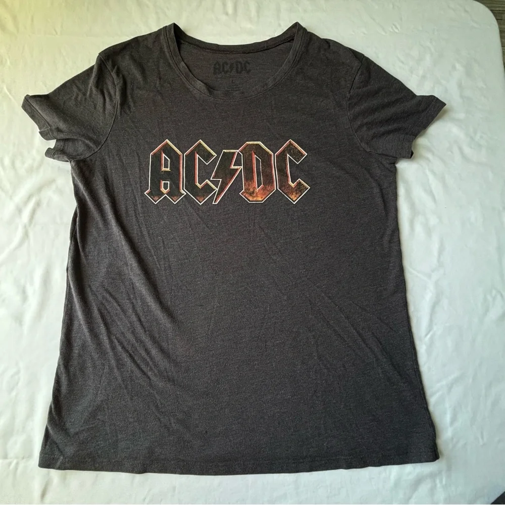 AC/DC Charcoal Retro Tee